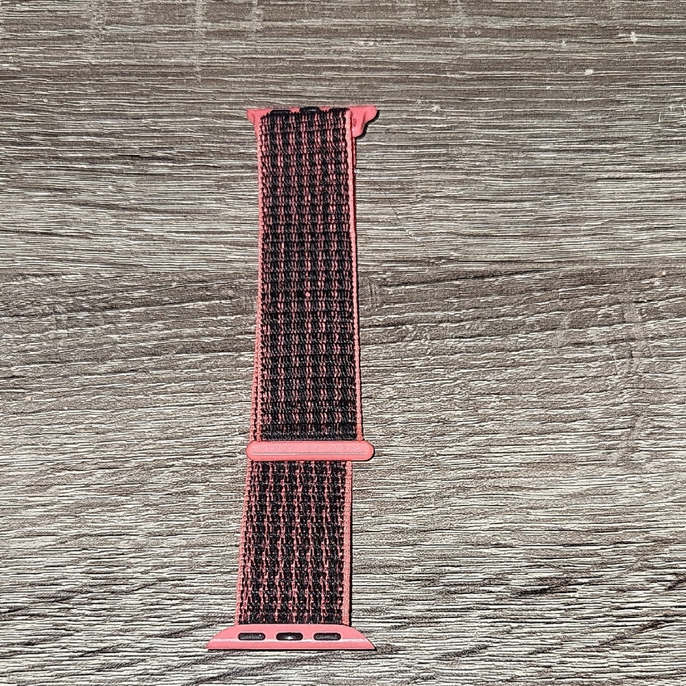 Pink and Black Watch Band